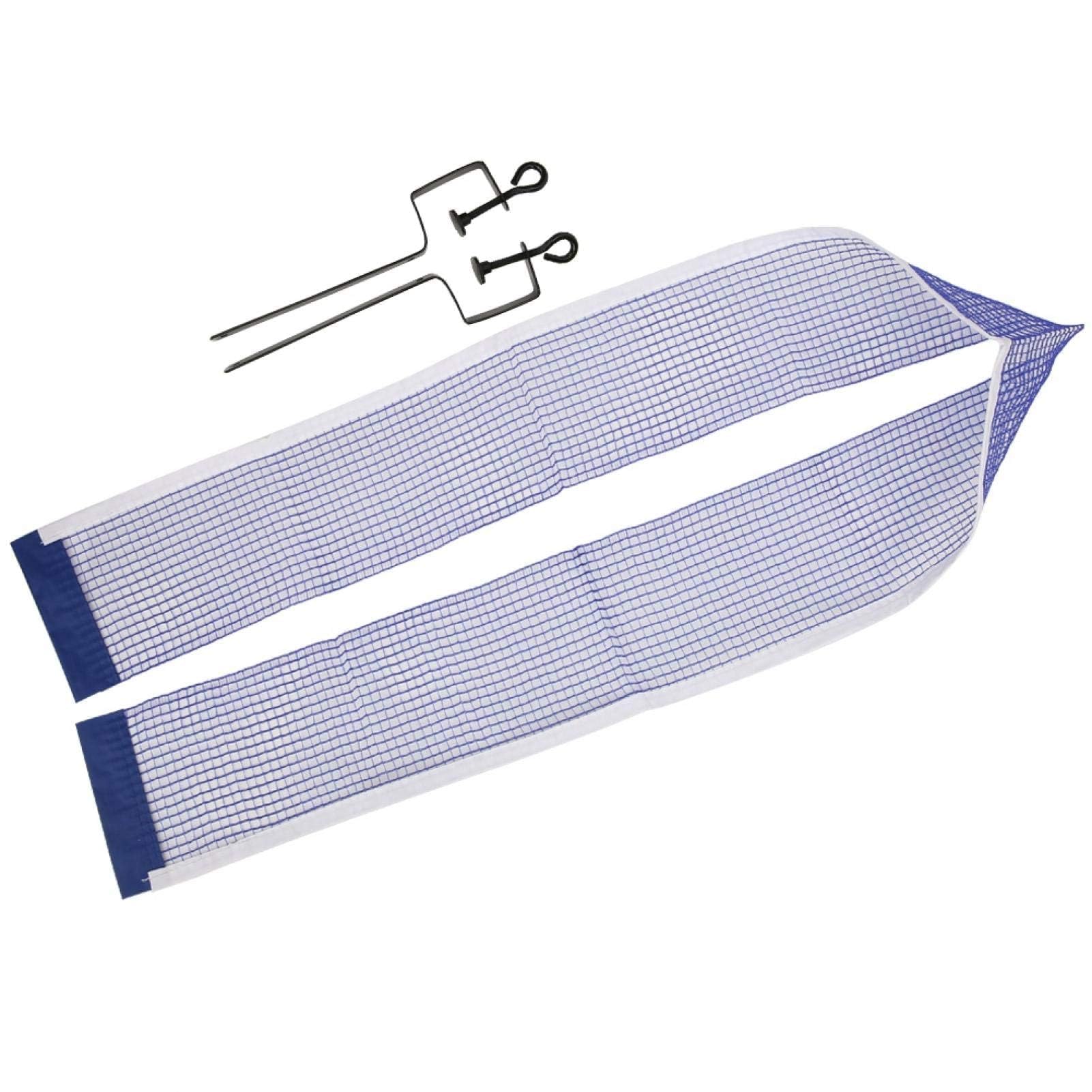 Agatige Rete da pingpong con Morsetti, Accessori di Ricambio per Rete da pingpong con Staffa di Fissaggio Portatile, Facile da installare