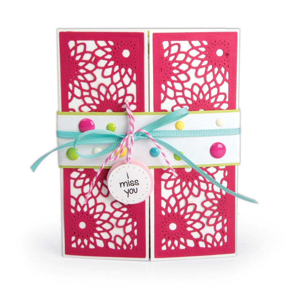 Sizzix Dies, Half Card Panels, 561839