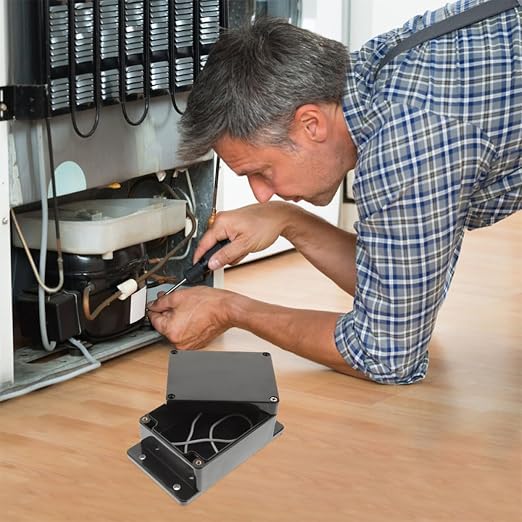 Caja estanca eléctrica ibasenice 2 piezas, ABS resistente miniatura 4
