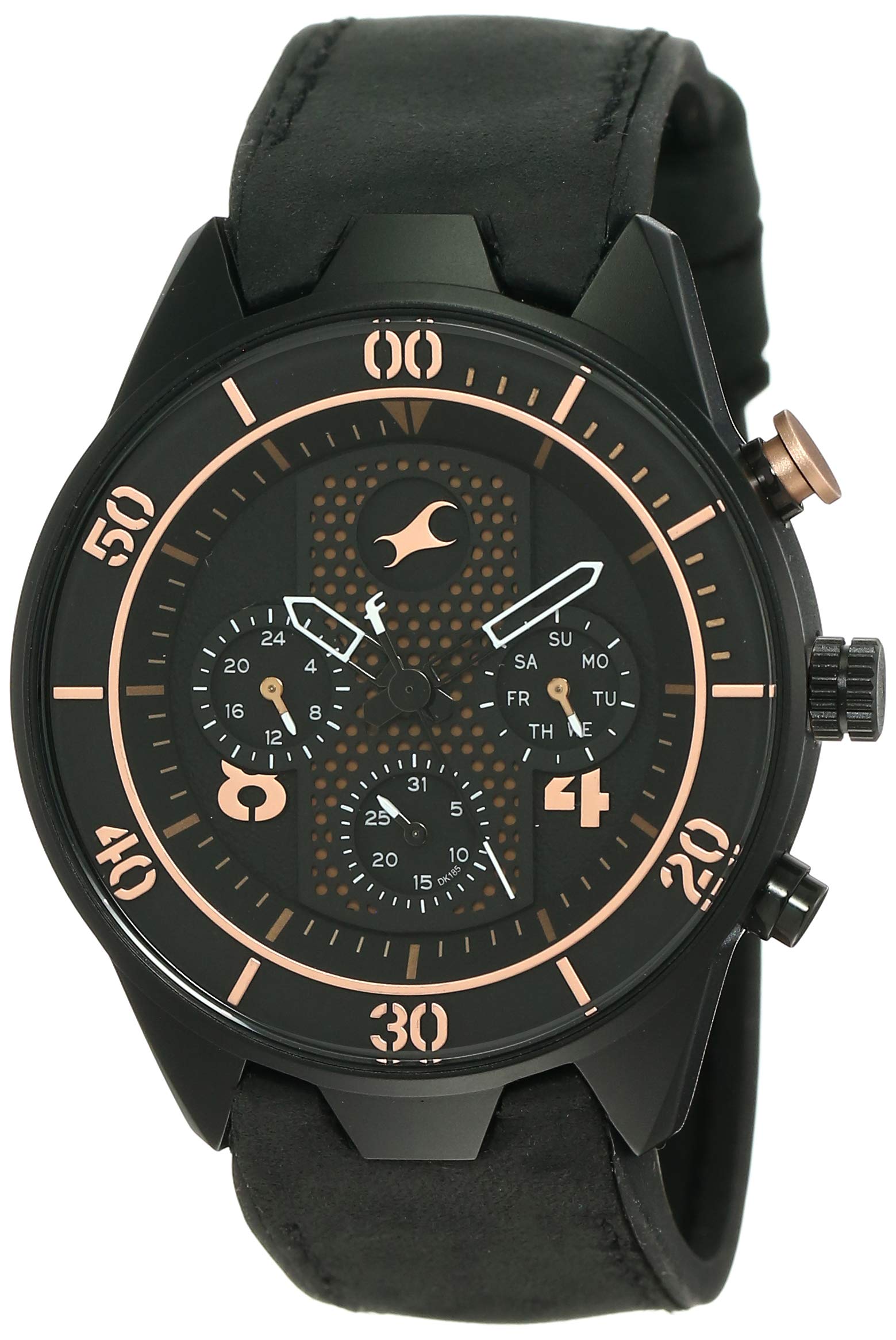 Fastrack Leather All Nighters Analog Black Dial Mens Watch-Nn3195Ap03/Np3195Ap03, Band Color:Black (B08JGVR8RN) Amazon Price History, Amazon Price Tracker