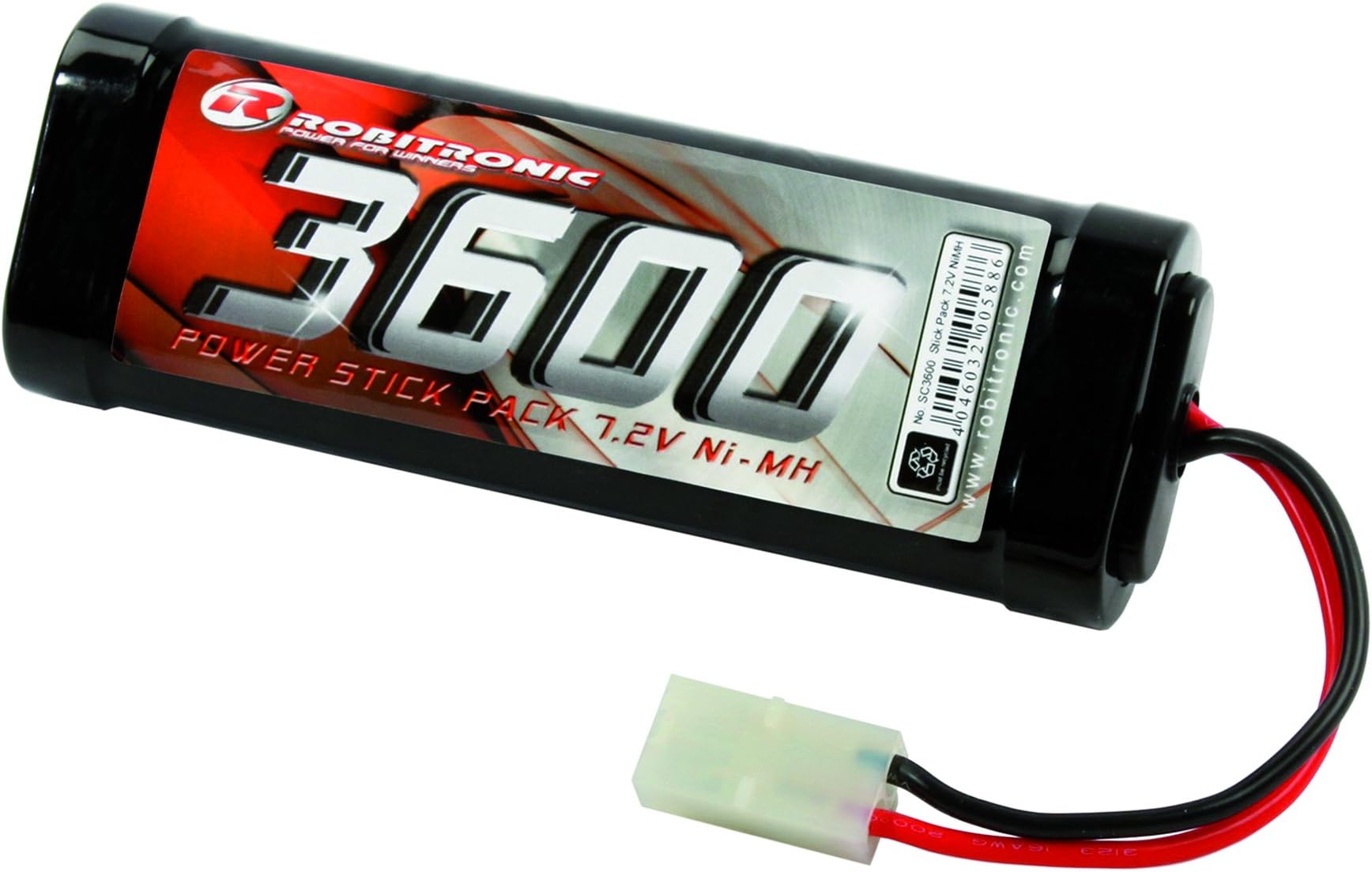 Robitronic SC3600 Remote Control Models and Accessories – Stick Pack Nimh 7.2 V 3600 mAh