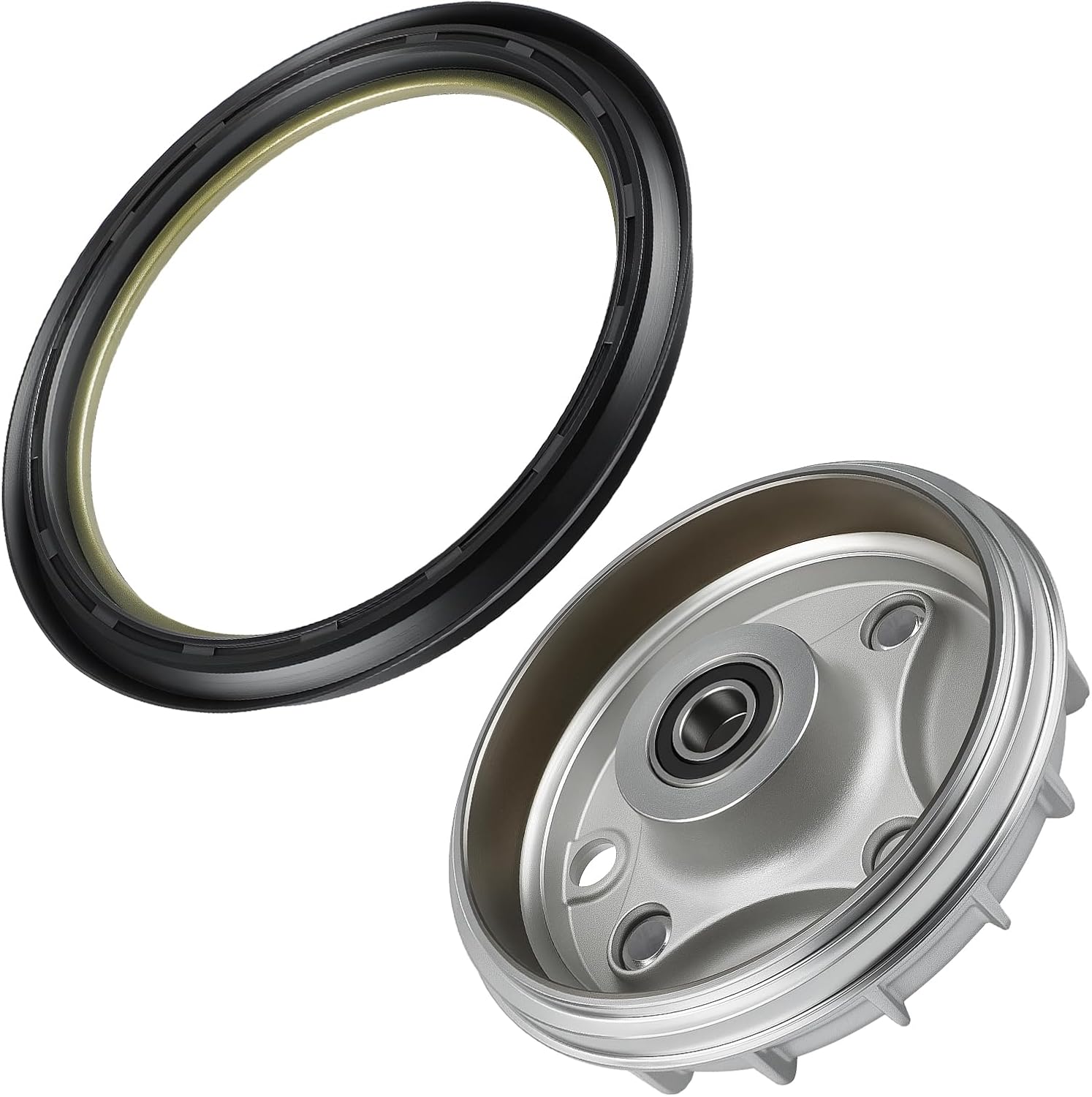 Front Brake Drum & Front Brake Drum Seal For Honda Rancher 350 TRX350TE/TM 44600-HN4-670 91261-HN5-671 2000-2006