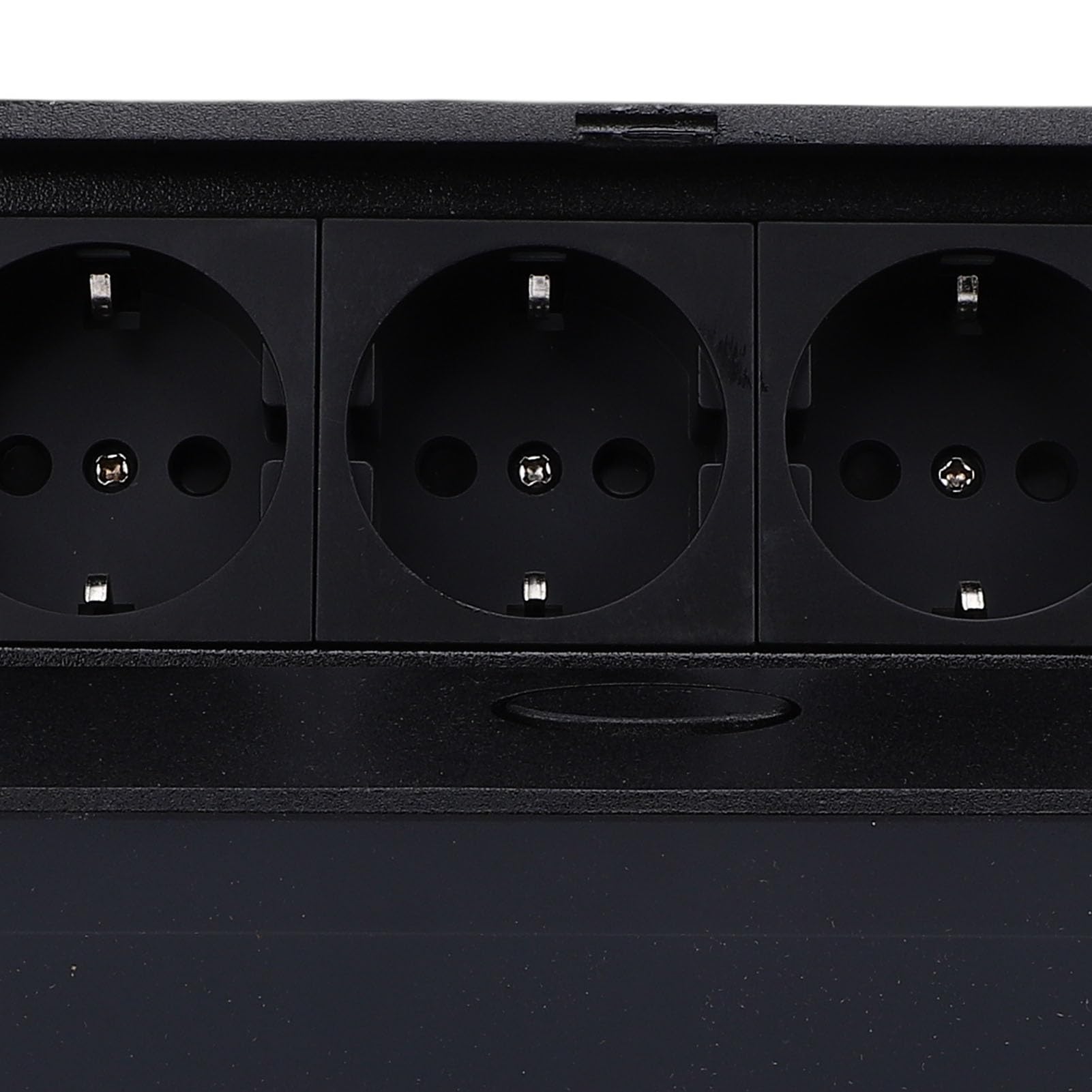 SEAFRONT Gniazdo Podtynkowe z 3 Gniazdami, 20W USB A i C, Listwa Zasilająca | Panel ABS Szczotkowany, Odporny na Zarysowania, Mechanizm Tłumiący z Wolnym Odbiciem, Diodowa Lampka Kontrolna, stopień