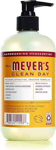 Miniatura 2 de Mrs. Meyer's Clean Day - Jabón de manos, hecho con aceites esenciales, fórmula biodegradable, clementine, 12.5 onzas líquidas