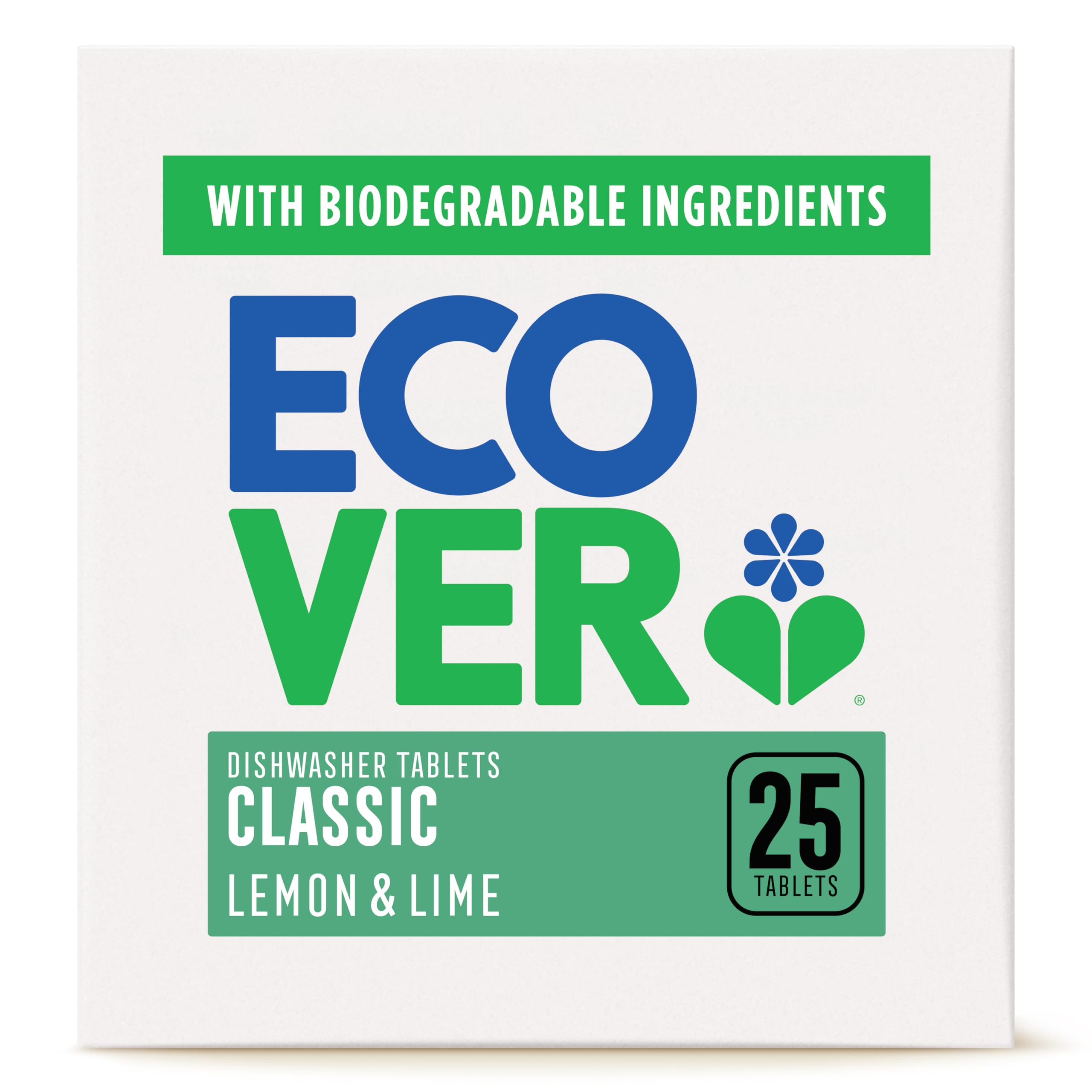 Ecover Classic Dishwasher Tablets, 0.5 kilograms