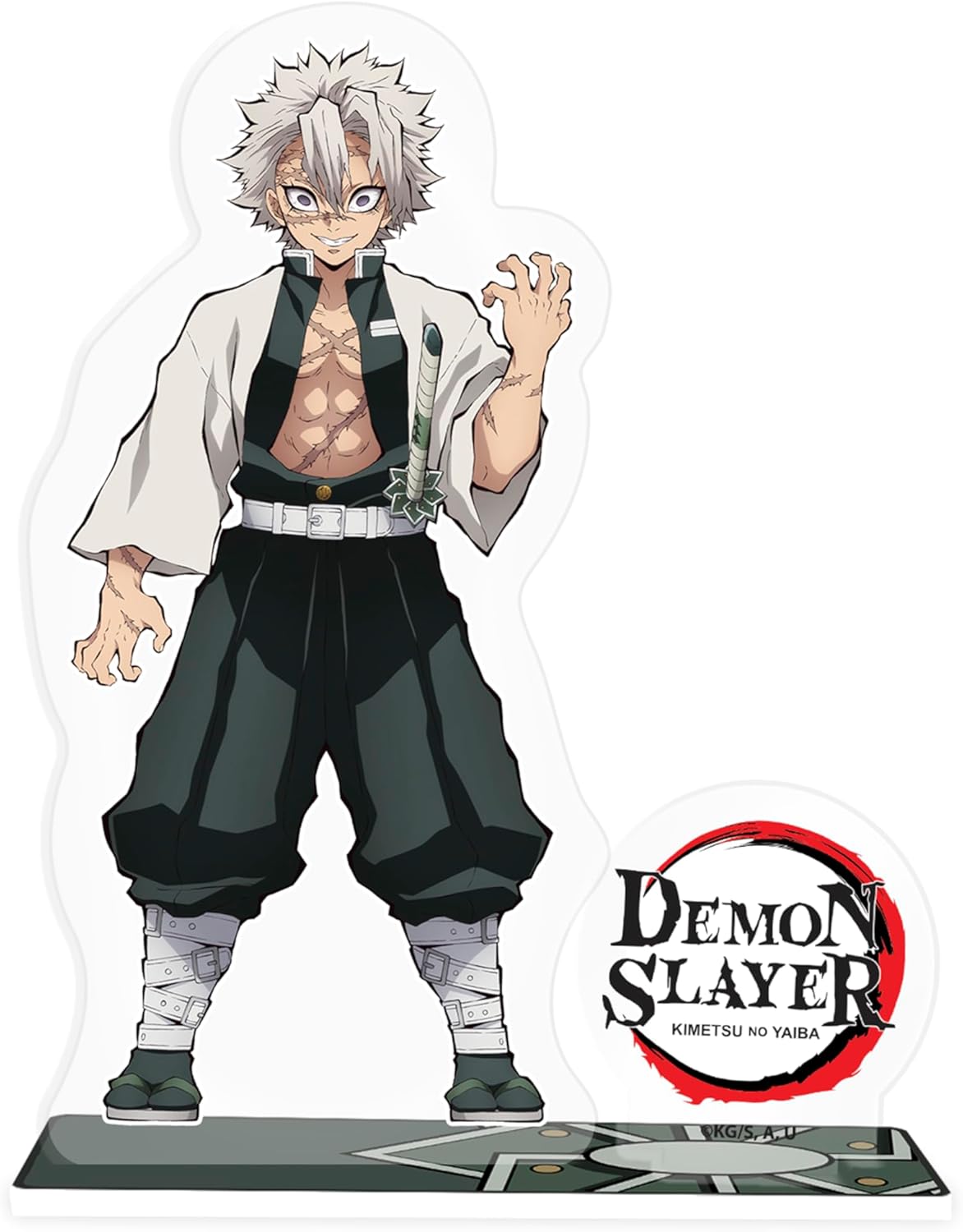 ABYSTYLE Demon Slayer Kimetsu no Yaiba Sanemi Shinazugawa 4" Acryl® Acrylic Stand Model Figure Anime Manga Desktop Accessories Merch Gift