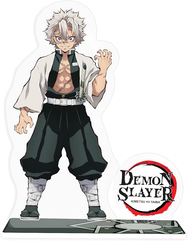 ABYSTYLE Demon Slayer Kimetsu no Yaiba Sanemi Shinazugawa 4" Acryl® Acrylic Stand Model Figure Anime Manga Desktop Accessories Merch Gift