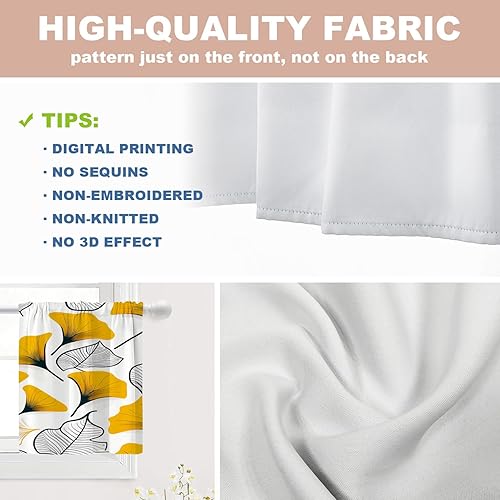 Vista 40 de Shrahala Ethnic Geometric Tribal Kitchen Valances Half Window Curtain, Native American Navajo Tribal Design Print Kitchen Valance for Window Ink