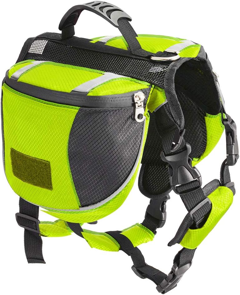 Less bad Lifeunion Polyester Dog Saddlebags Pack Hound Travel Camping Hiking Backpack Saddle Bag for Small Medium Large Dogs (Medium,…