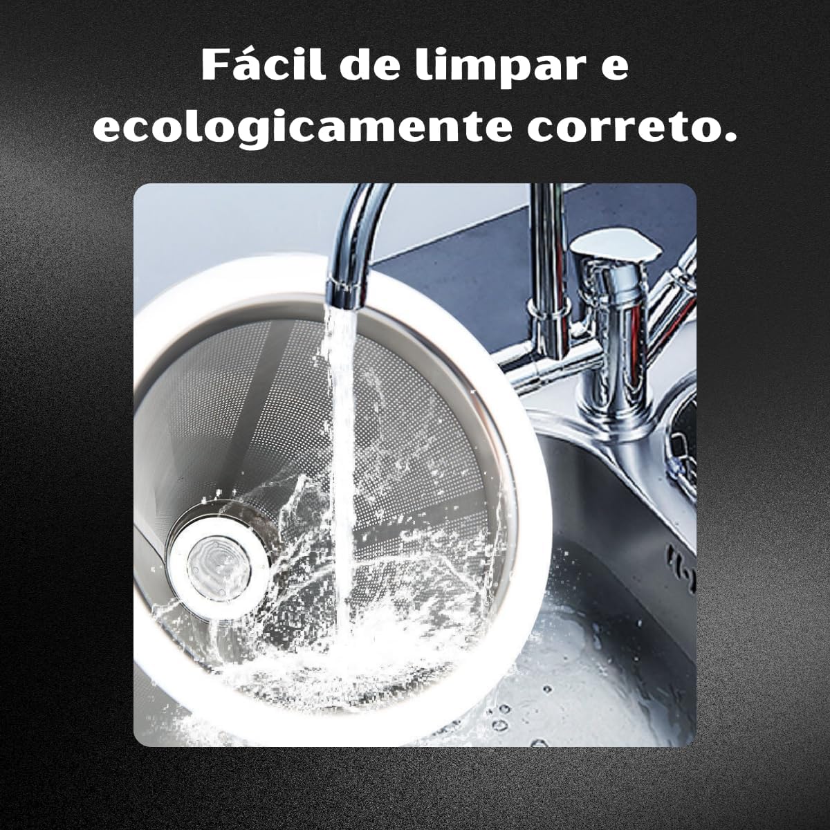 Filtro Coador de Café Reutilizável Inox 103 com Dupla Camada e Malha Fina – Dispensa Papel e Preserva o Sabor Filtro Coador de Café Reutilizável Inox 103 com Dupla Camada e Malha Fina – Dispensa Papel e Preserva o Sabor