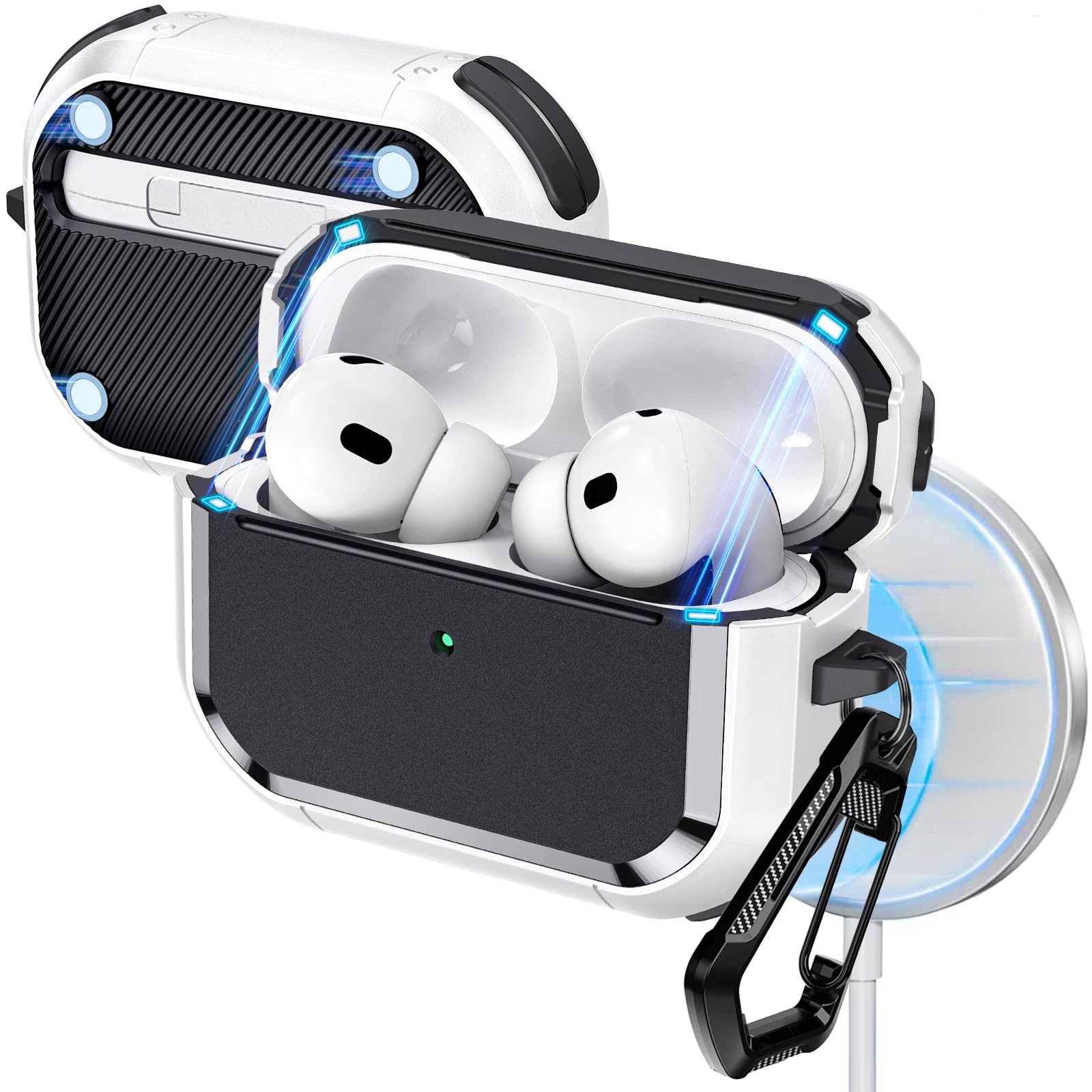 Amazon | HEIGKOIK AirPods Pro2 ケース MagSafe対応(USB-C/Lightning