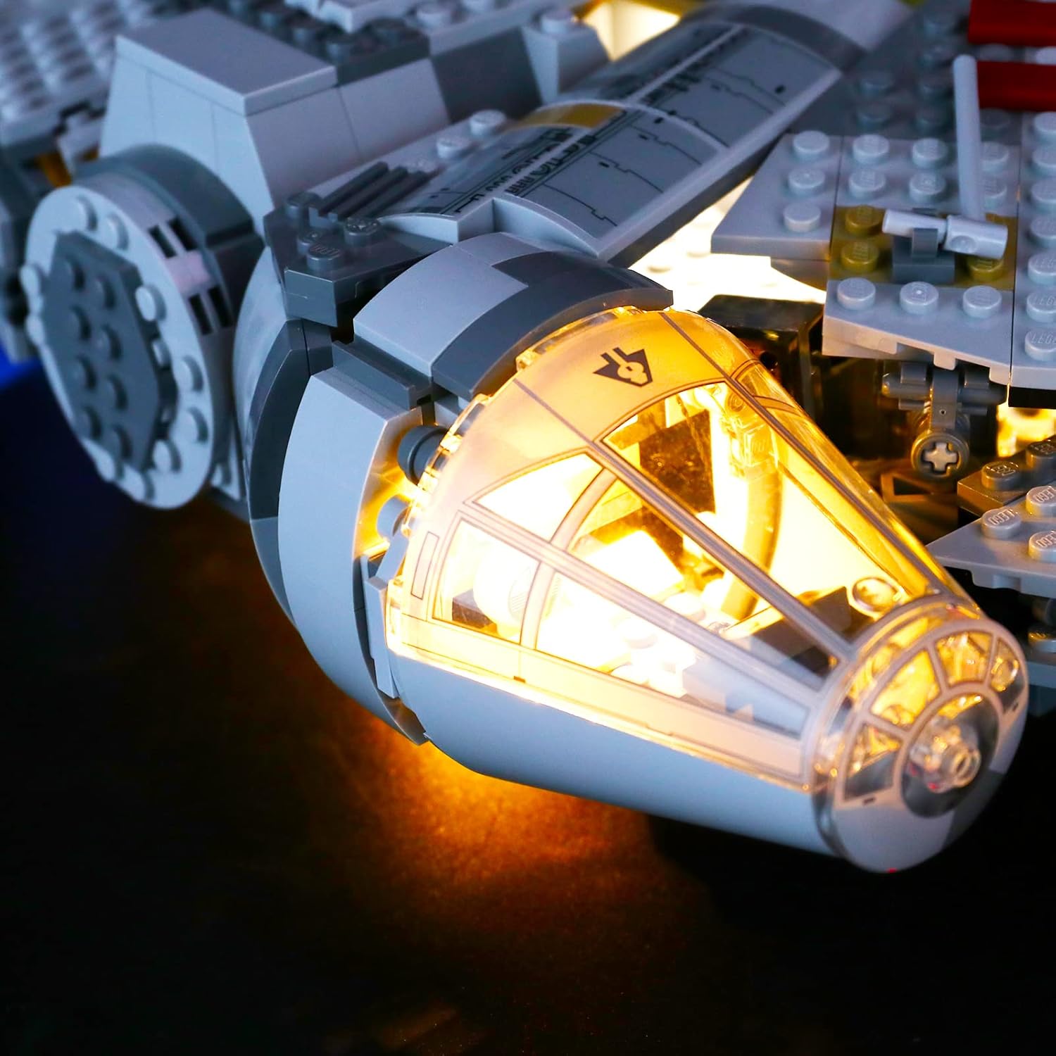 BRIKSMAX Led Lighting Kit for Millennium Falcon - Compatible with Lego 75257 Building Blocks Model - Upgraded Version with Remote Control - Not Include The Lego Set - Image 4
