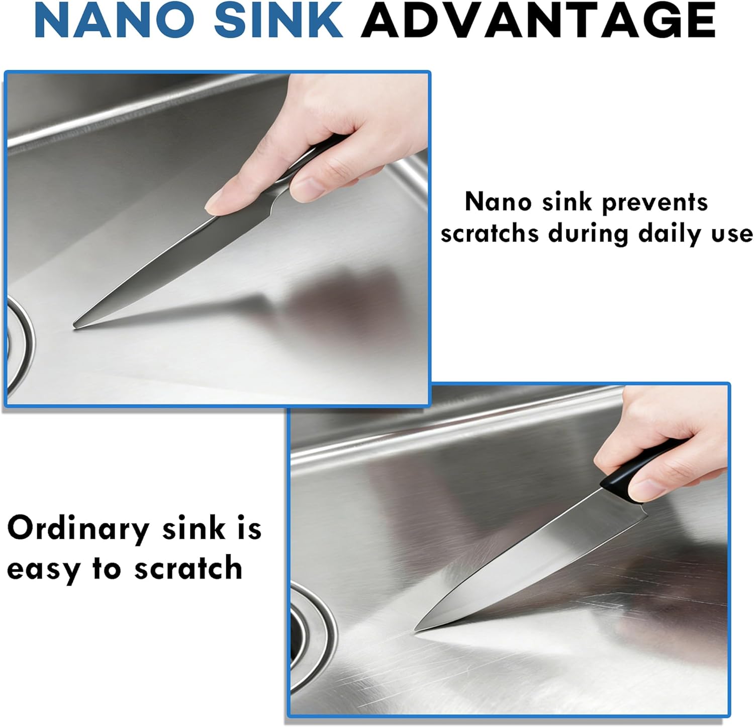 33 Inch Farmhouse Sink for Kitchen, 16 Gauge Stainless Steel Farmhouse Sink Undermount Double Bowl, 50/50 Apron Front Farm Sink, 33"x20"x10" Large Deep Kitchen Sink with Accessories