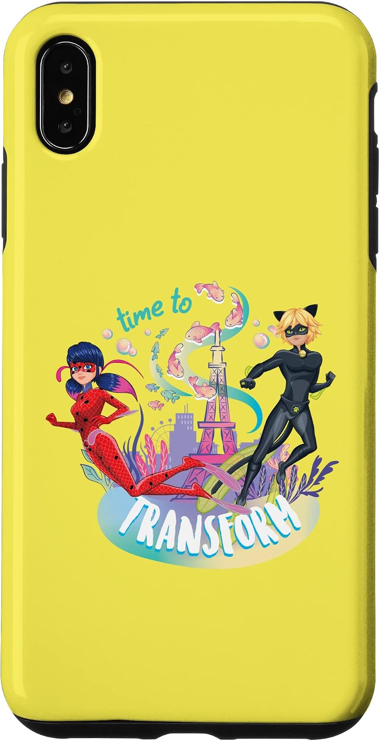 iPhone 12 mini Miraculous Ladybug Cat Noir Aqua Summer Time to Transform Case