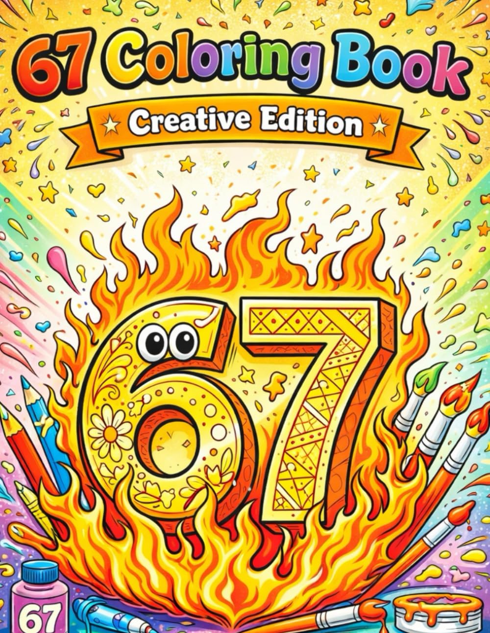 67 Coloring Book: Creative Edition - SIX SEVEN