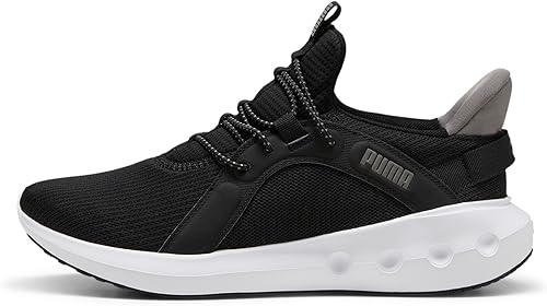 Puma Unisex Adults SOFTRIDE Carson Ease in Road Running Shoe, Puma Black-Puma Wh