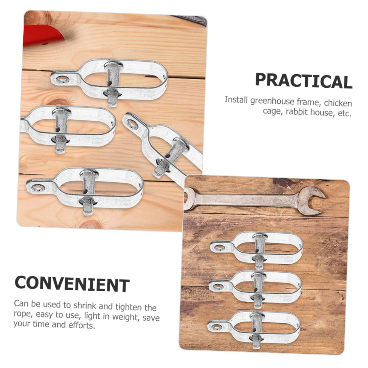 Levemolo Frame Tensioner Metal Wire Tightener Cable Rope Tensioner Rope Tensioner Steel Cable Tensioner Tool