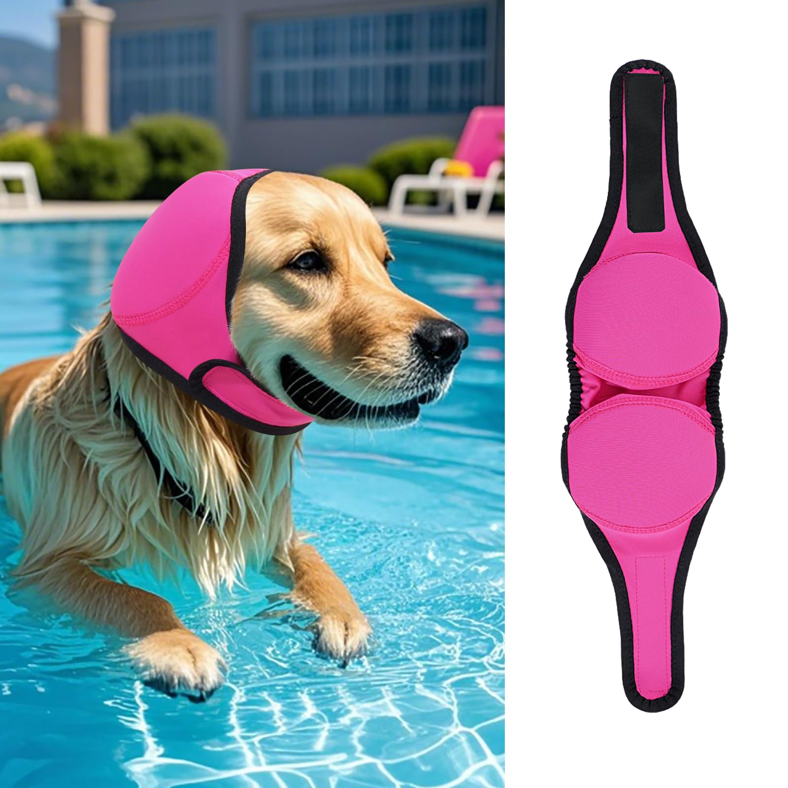 LIANZIMAU Dog Ear Covers for Bath