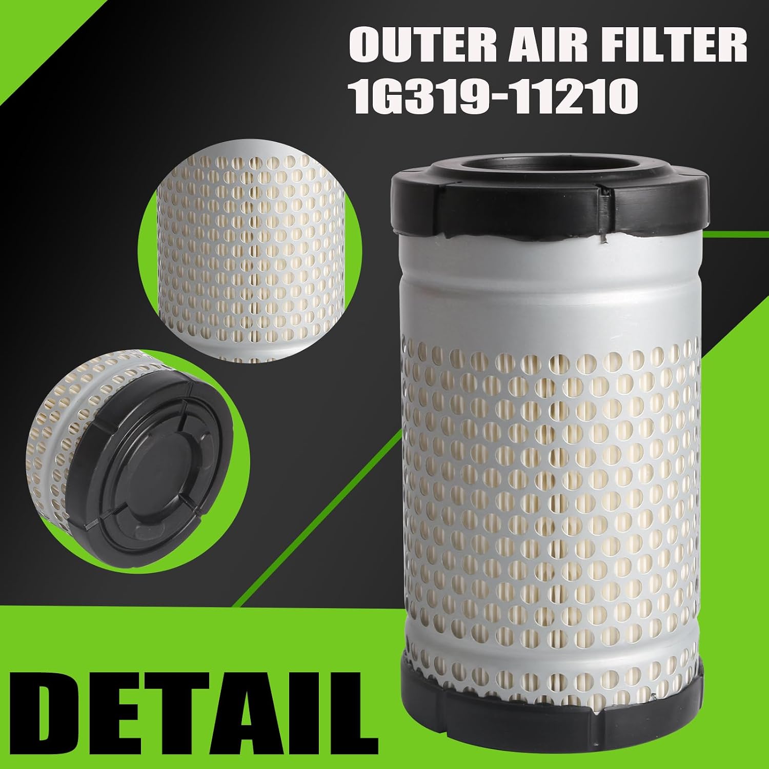Maintenance Filter Kit Compatible With Kubota RTV-X1140 RTV-X1100C RTV-X1120D Utility Vehicle Replace HH150-32094 6A320-59930 HHK70-14070 HHK32-16770 1G319-11210