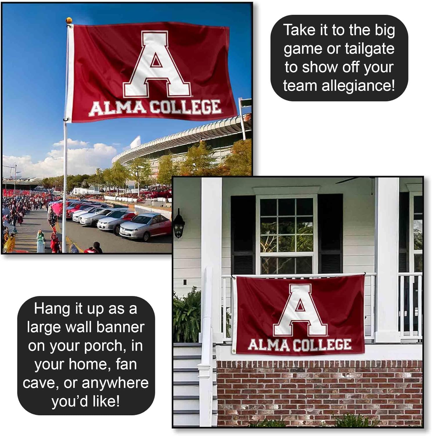 Alma College Scots Flag