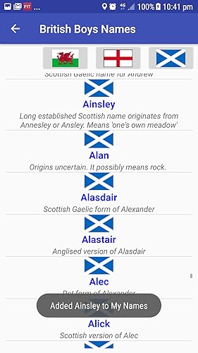British Baby Names