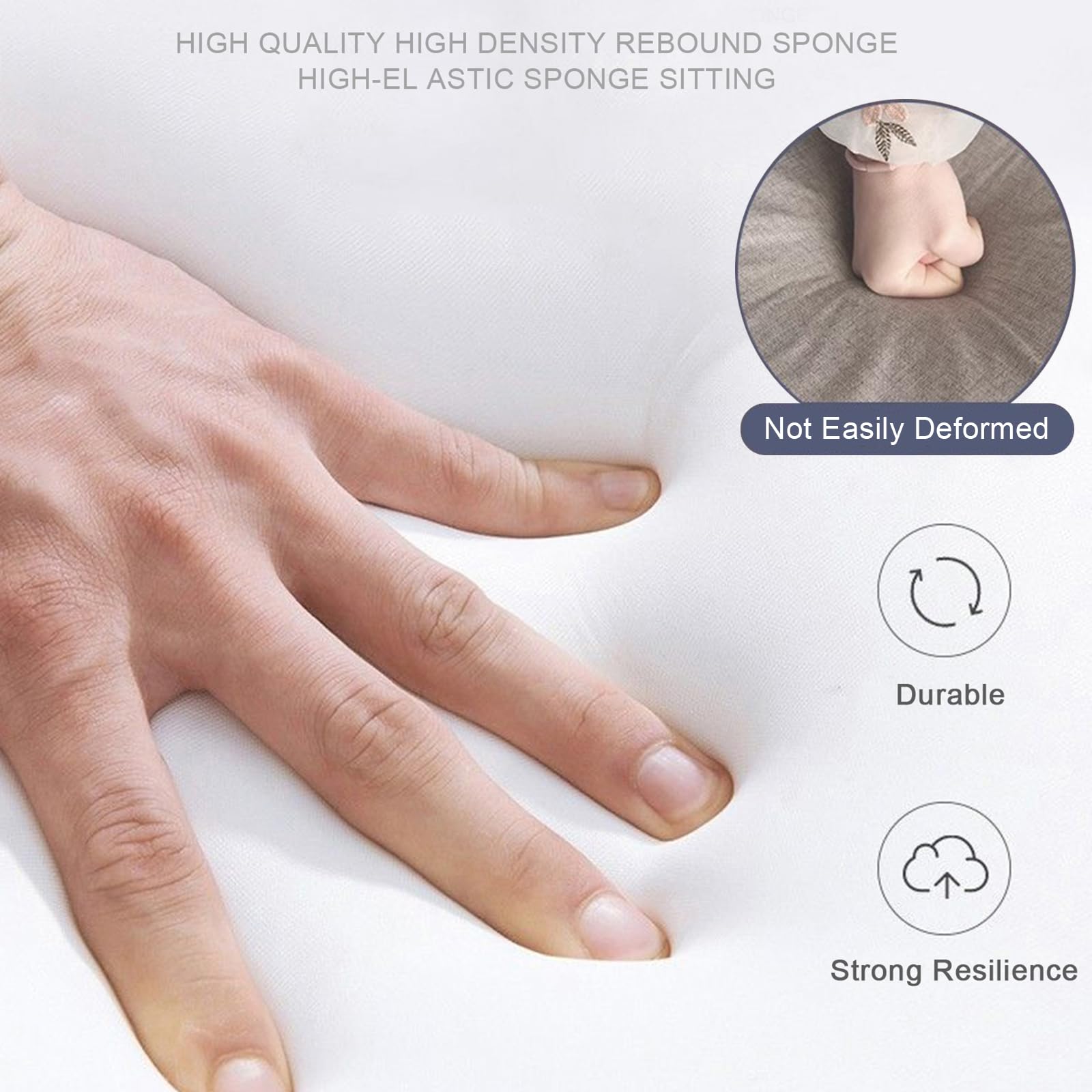 Runder Sitzhocker aus Samt gepolsterter weicher Fußstützenhocker mit goldenem Sockel großer Stauraum-Stuhl für Wohnzimmer Schlafzimmer erhältlich