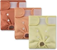 Amazon Basics Washable Female Dog Diapers Small 3-Pack - Highly Absorbent Reusable for Incontinence, Heat Cycles & Seniors