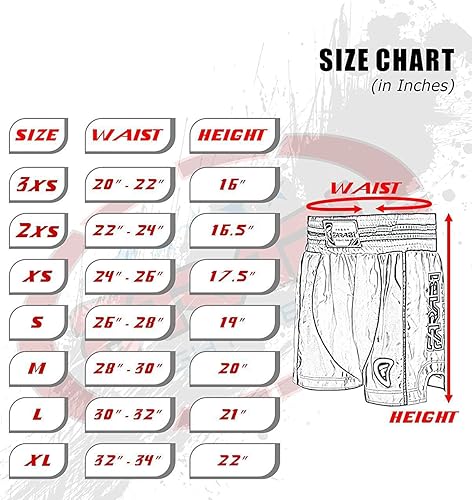 Miniatura 2 de FARABI Pro Boxeo Muay Pantalones cortos de combate para boxeo MMA Muay Thai Fight Shorts
