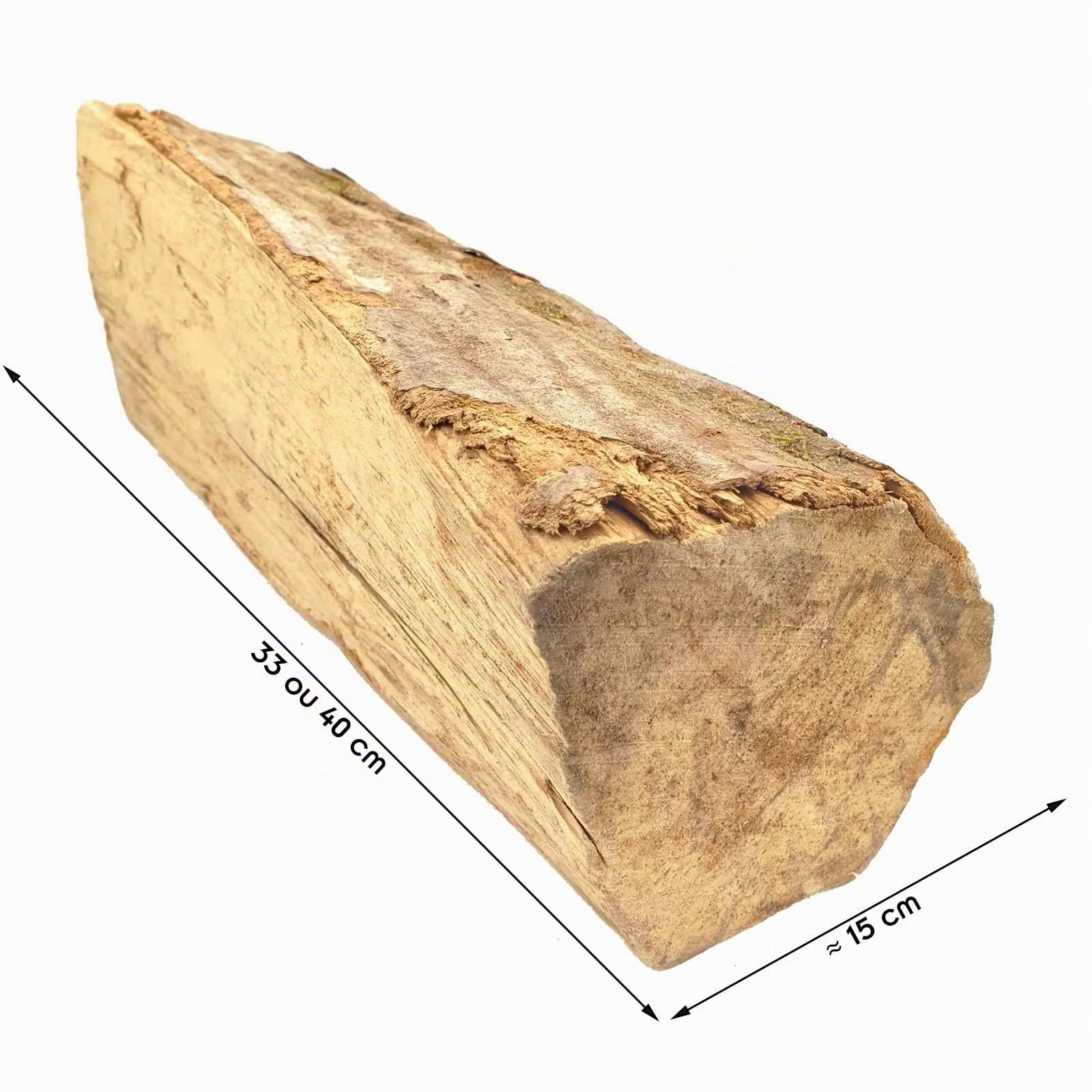CHAP Bois de Chauffage Extra-Sec en bûches de feuillus durs 40 cm 15 kg