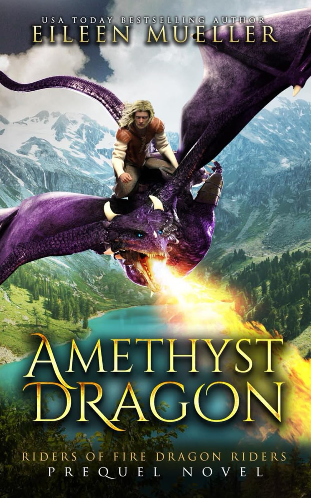 Amethyst Dragon: A Dragons' Realm YA epic romantic fantasy adventure (Riders of Fire Dragon Riders)