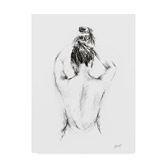 Trademark Fine Art Back Study I by Ethan Harper 18x24-Inch