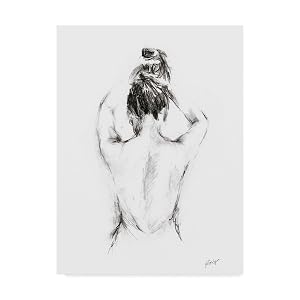 Trademark Fine Art Back Study I by Ethan Harper 18x24-Inch