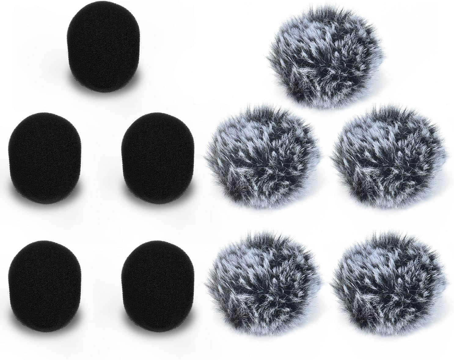 Furry & Foam Muffs Set
