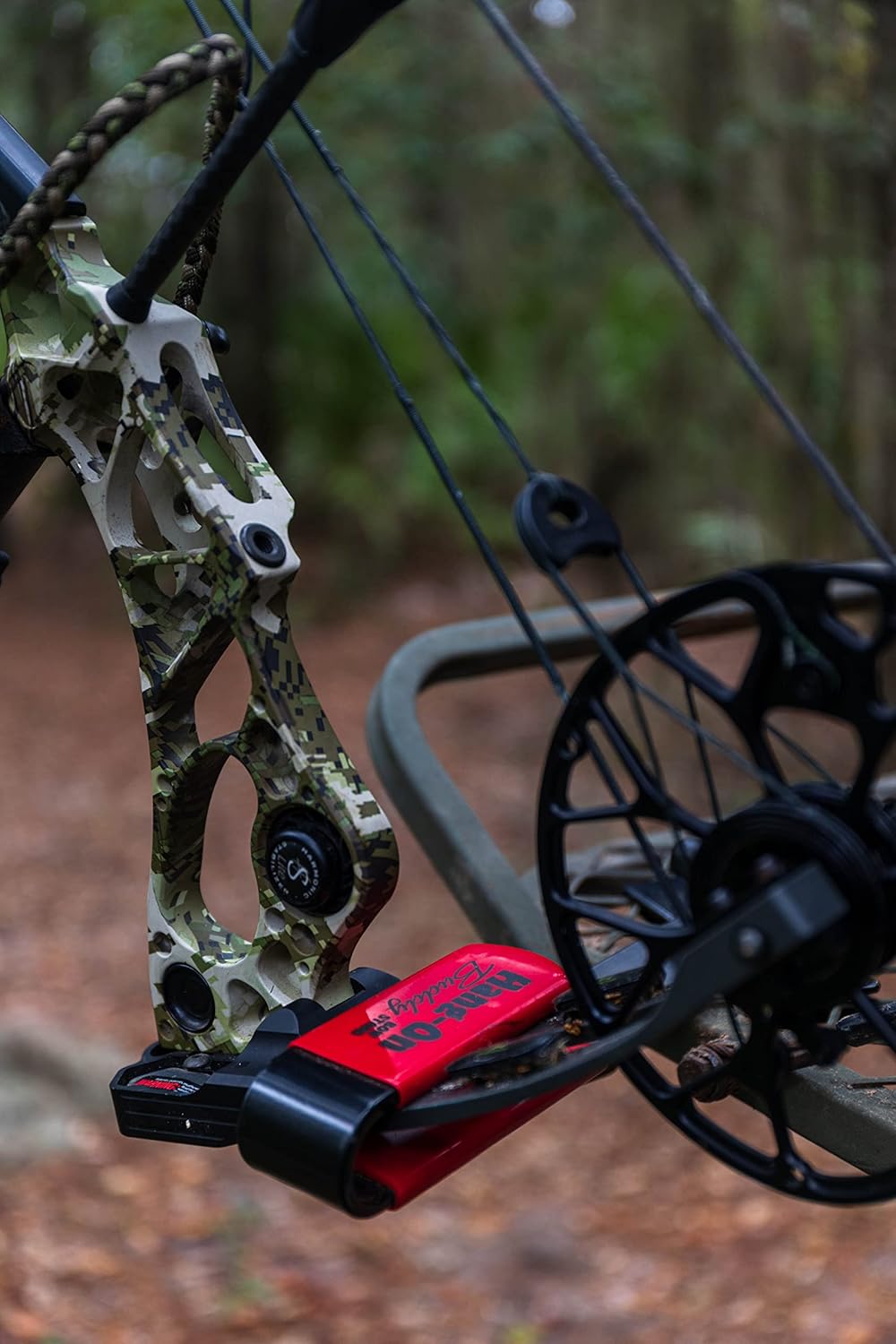 Regular Hang-On Buddy Tree Stand Bow Holder | Steel Bow Holder for Tree Stand with Rubber Grip | Works as a Compound or Crossbow Stand | Bow Holder Archery Stand with Quick Attach Knobs