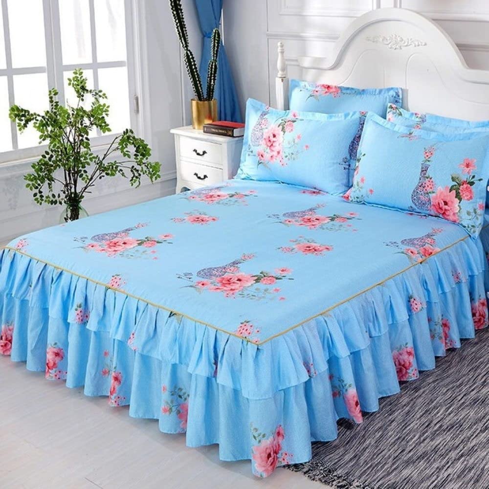 Linge de lit en coton de luxe avec drap-housse élastique et taies d'oreiller pour lit double