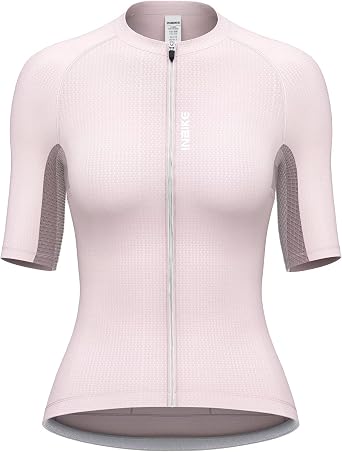 Women Cycling Jersey, Breathable Mesh Bike Shirts with Pockets,Bicycle Tops