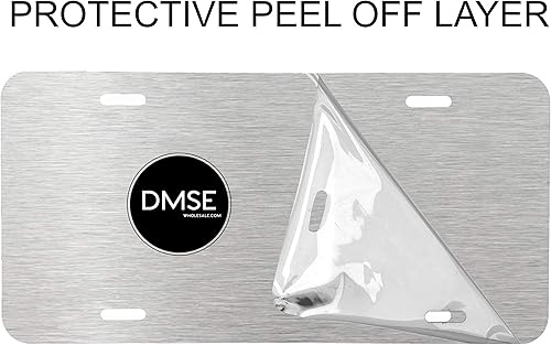 Miniatura 2 de DMSE - Placa de matrícula de metal en blanco para trabajo de diseño personalizado para automóvil 0.010.02 pulg (0.250.05 mm) de grosor, tamaño 12 x