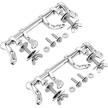 2 Set Toilet Seat Hinges Fixing Replacement Kit