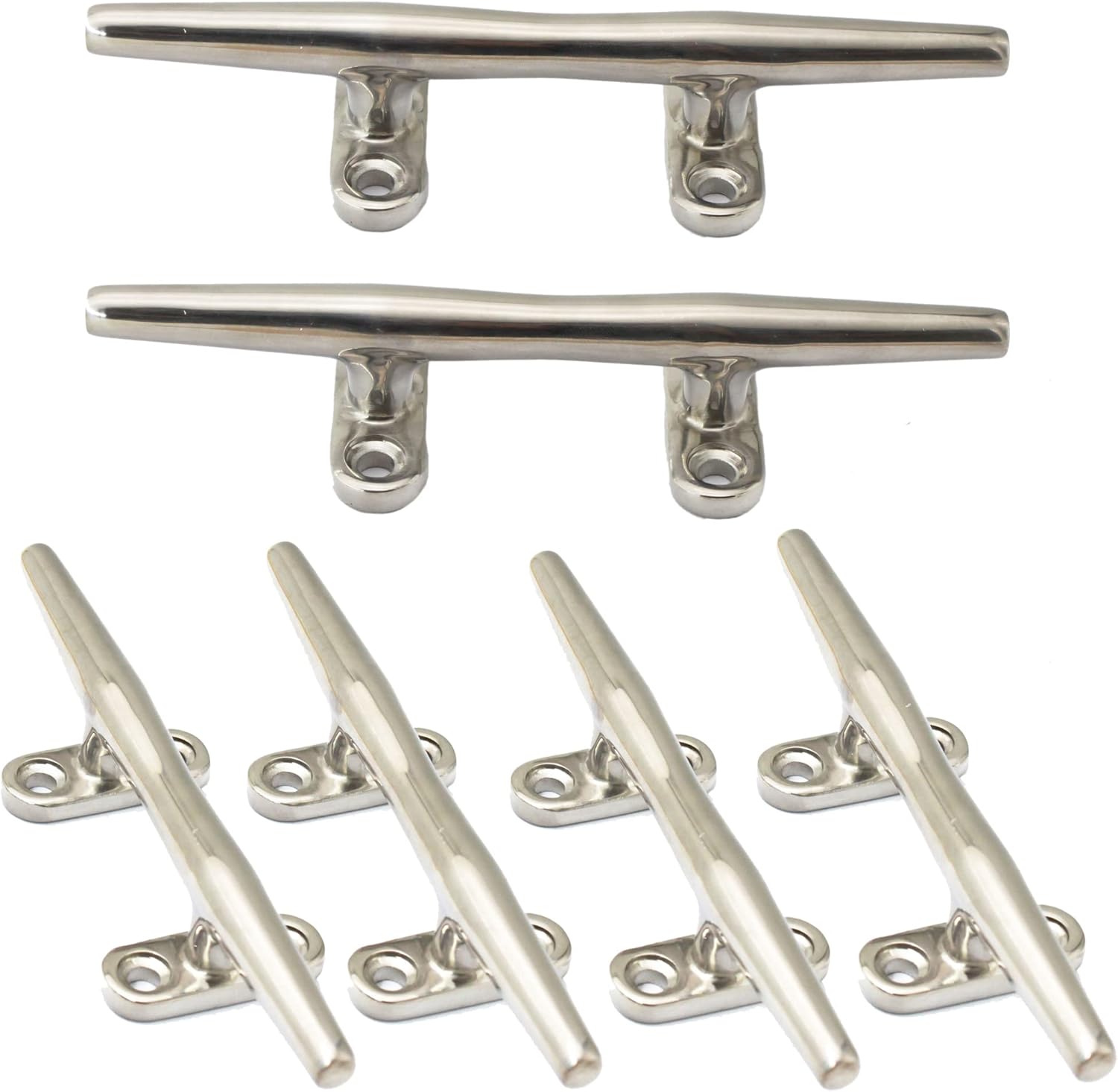 XHaibei Boat Dock Cleats 6 Inch for Marine, 316 Stainless
