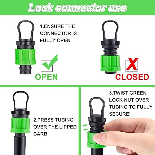 Miniatura 3 de Tapón de extremo de tubo de riego por goteo, tapón universal de 12 pulgadas, tapón de extremo de tubería de 12 pulgada, acoplamiento de riego por