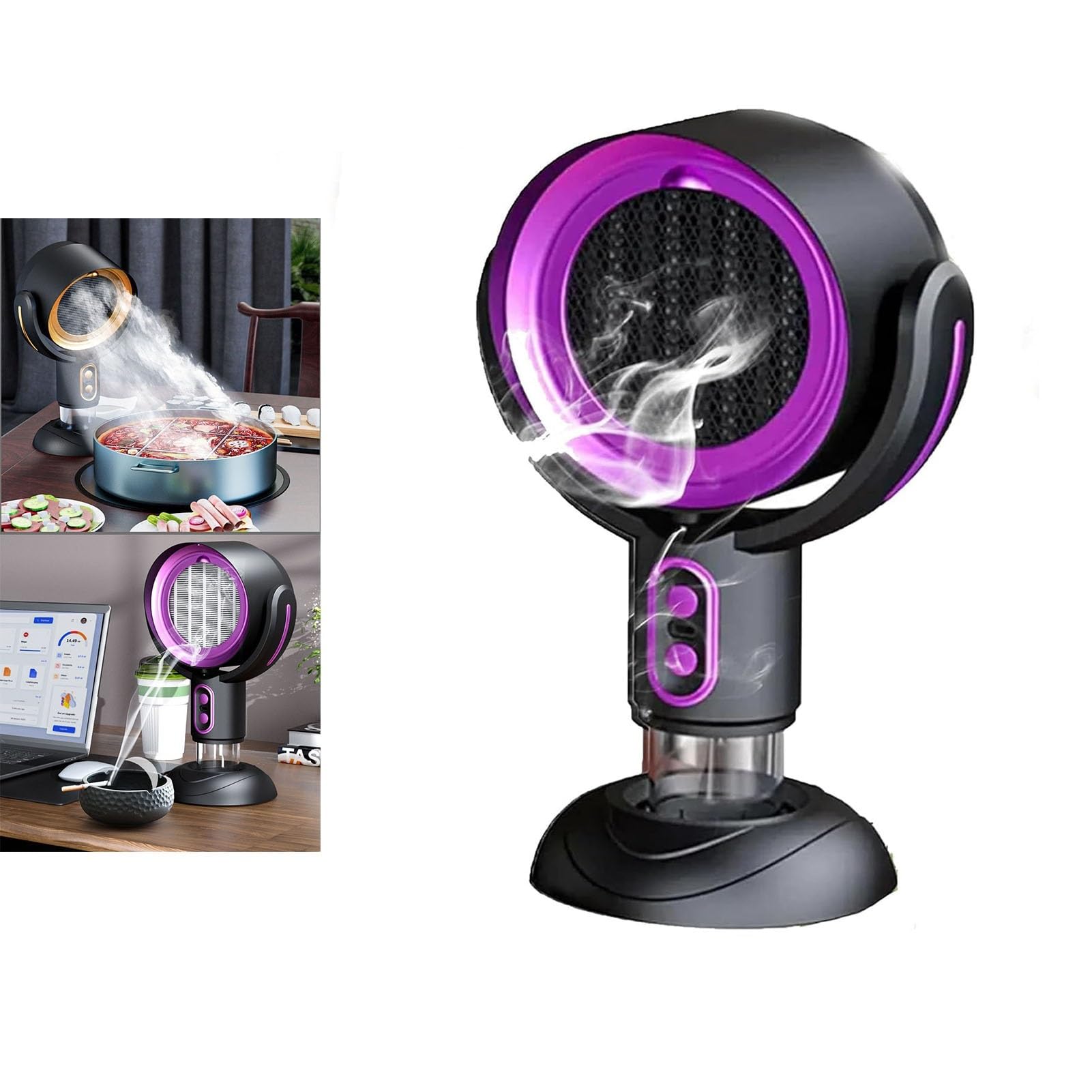 Ventilateur de fumée pour fumer à l'intérieur et éliminer les odeurs de salon