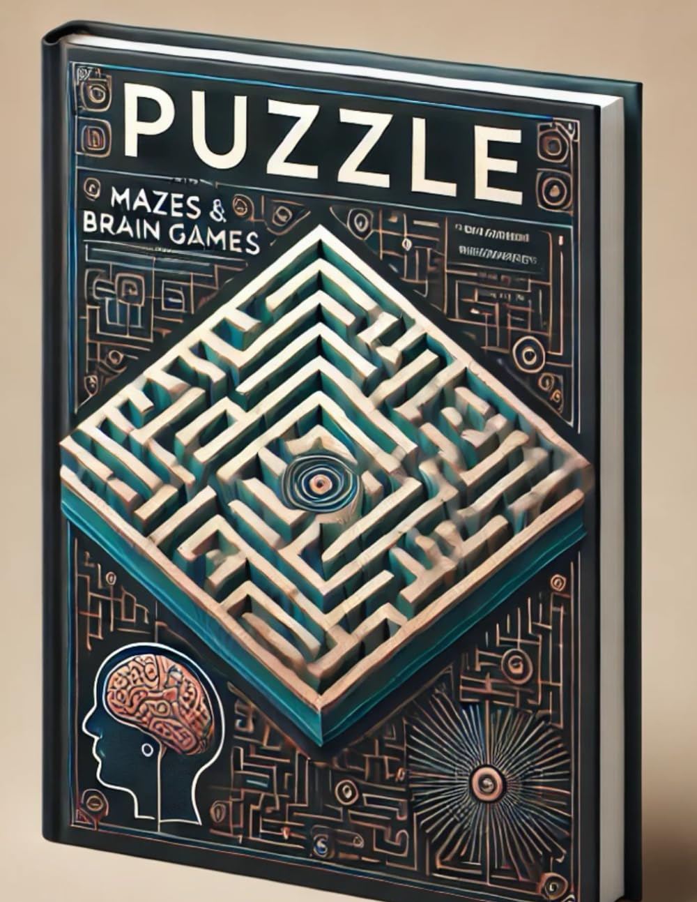 The Maize Puzzle Book A Puzzle Challenge for Adults: Golden Maze Journey: A Brain-Training Puzzle Book