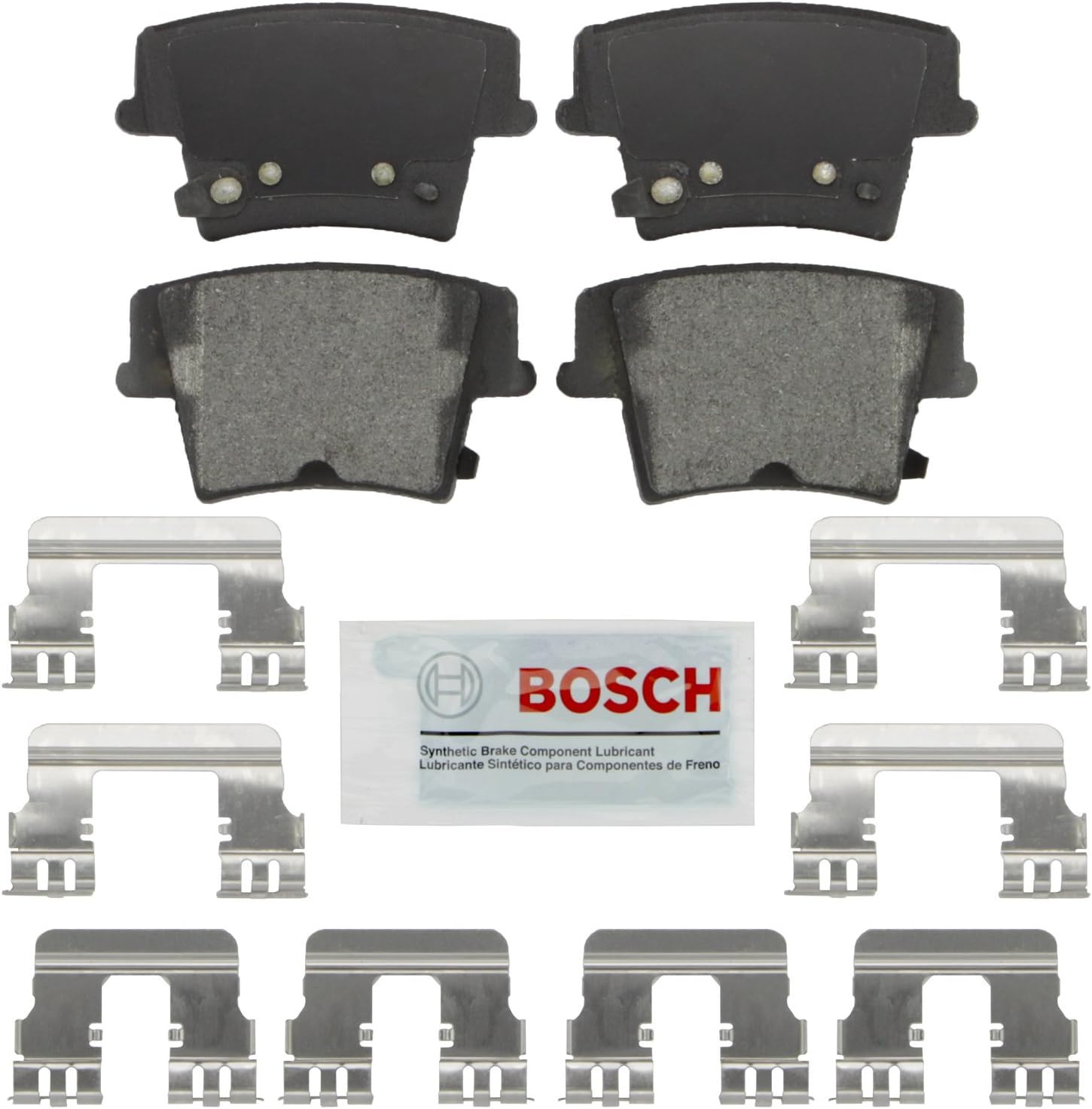 BOSCH BSD1057A Severe Duty Disc Brake Pad Set - Compatible With Select Chrysler 300; Dodge Challenger, Charger, Magnum; REAR