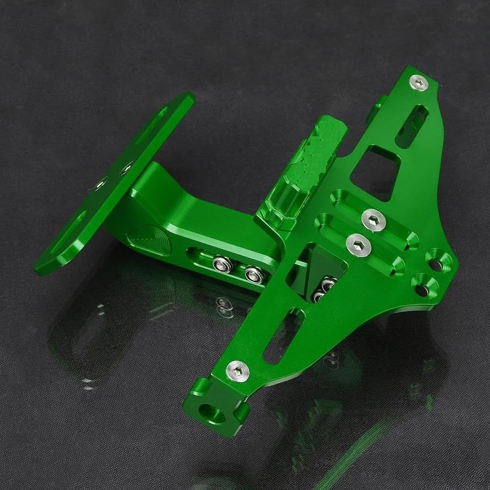 Support de plaque d'immatriculation arrière de moto avec lumière étanche