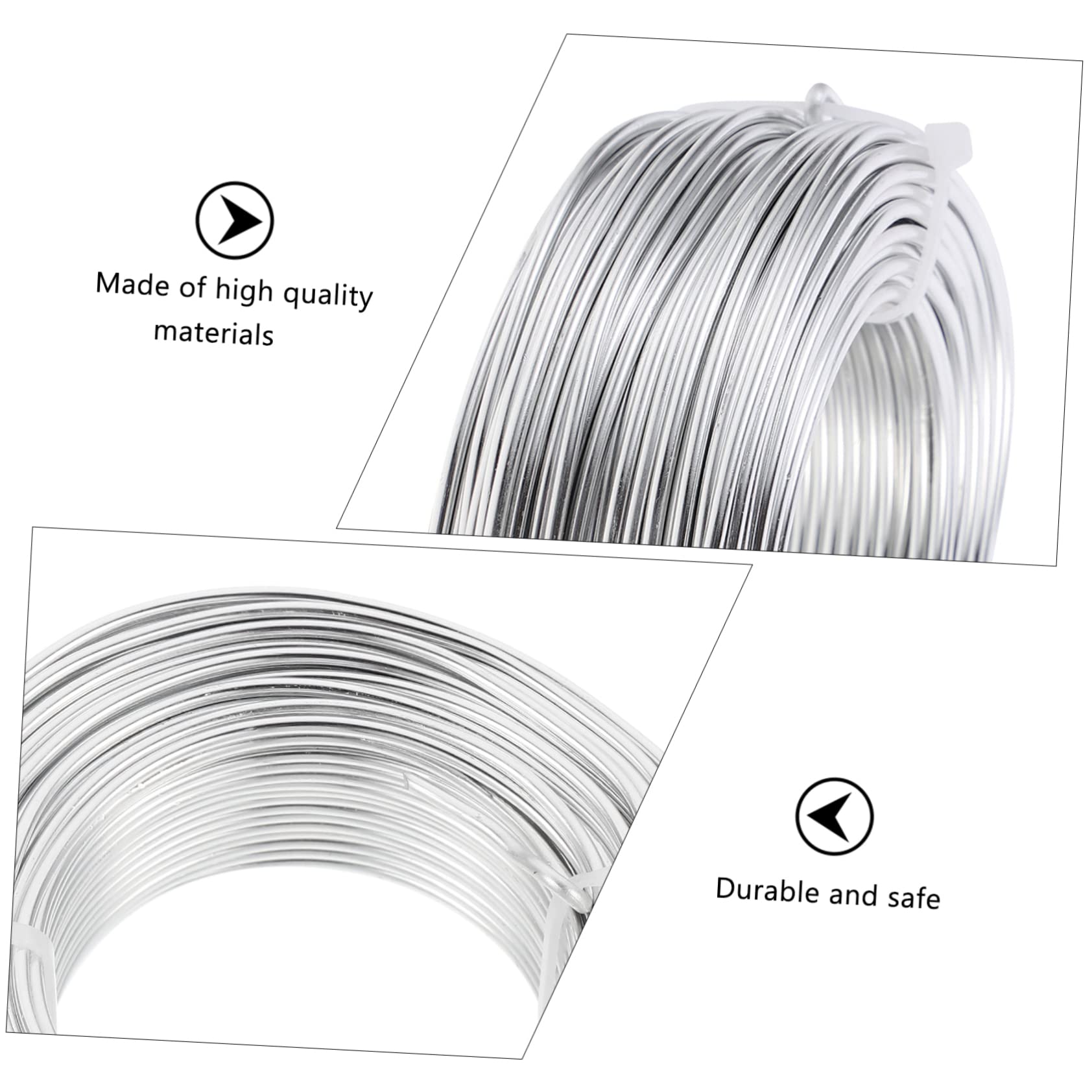Aluminiumdraht Schmuckdraht 2,5 Mm Für Bastelprojekte Perlendraht Biegsam Rostfrei Metall Flexible Anwendung