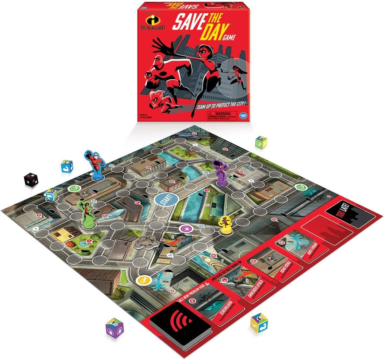 The Incredibles Save The Day Game Board 