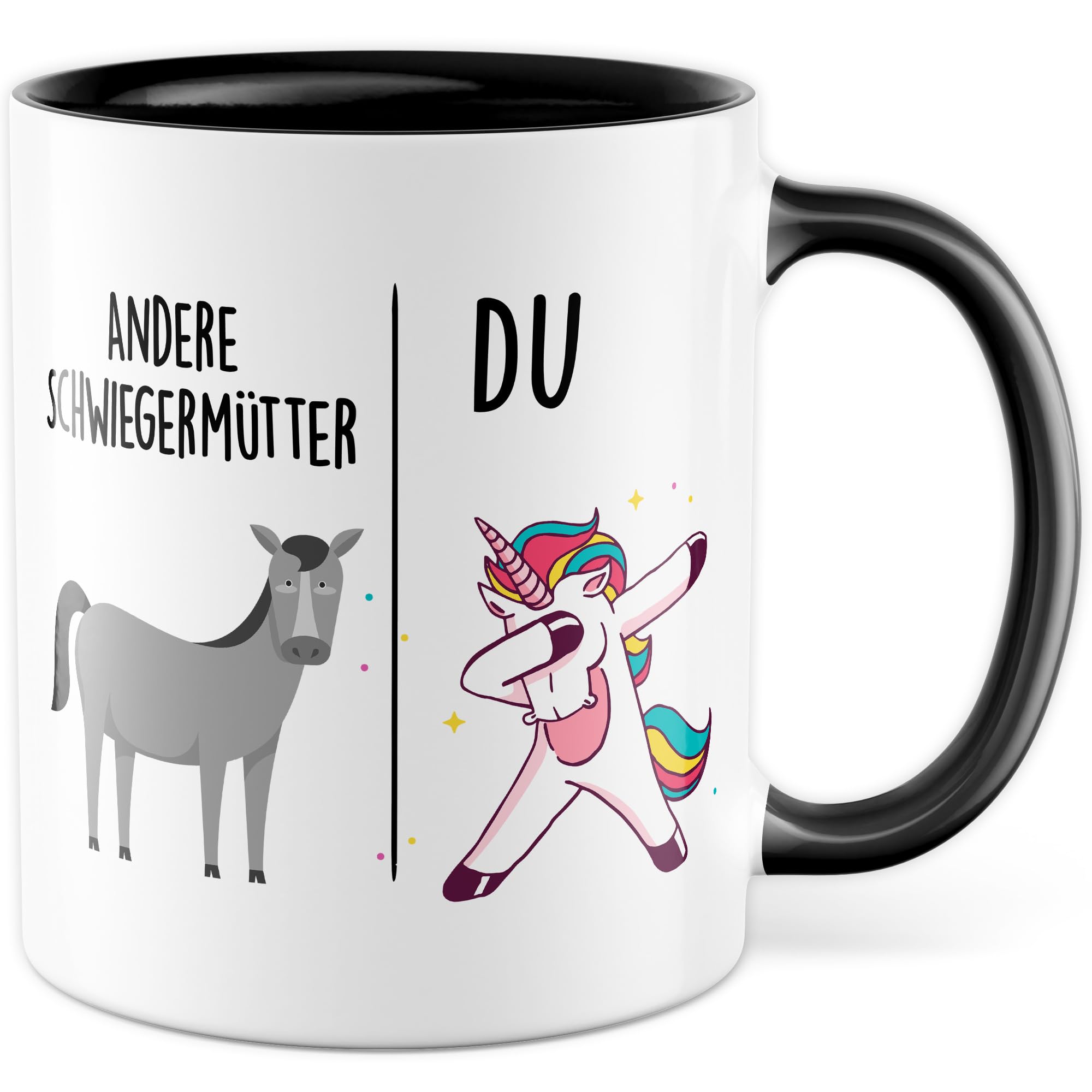Tazza suocera regalo altre suocere – tu, tazza da caffè suocera, regalo per donne, matrimonio, idea regalo per moglie, fidanzamento, compleanno, festa della mamma, caffè (bianco/rosa