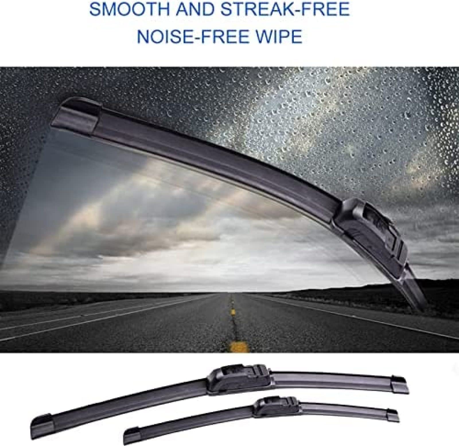 Heckwischerblatt Für Honda HR-V 2013-2020 - Hochwertiger Naturkautschuk Wischer, Schwarz