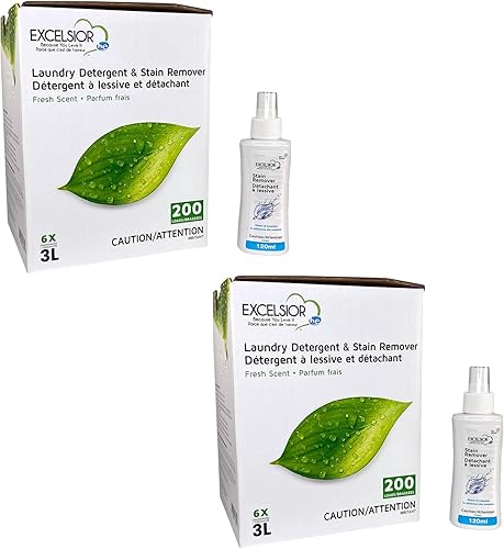 Miniatura 10 de Excelsior Detergente para ropa con quitamanchas - Líquido concentrado - Aroma fresco - Ecológico, biodegradable, libre de disolventes y fosfatos