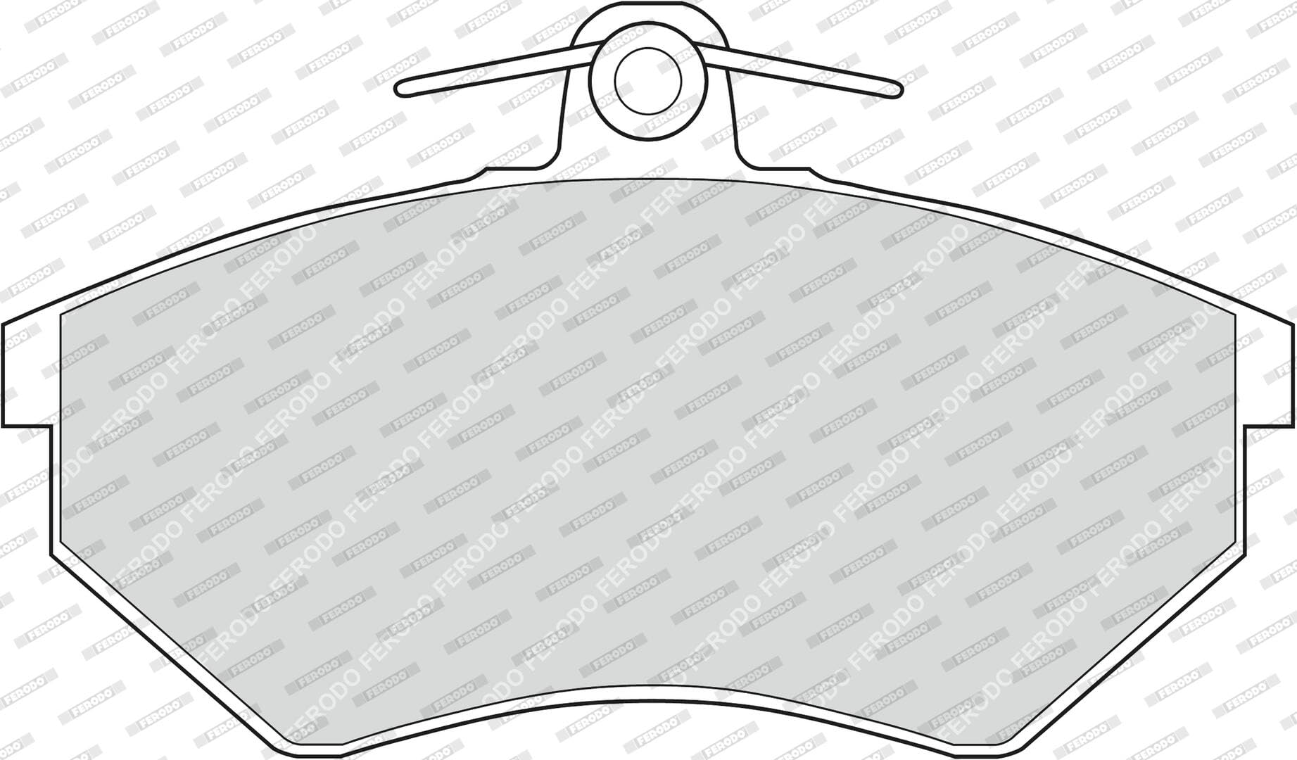 FERODO Kit pastiglie freni Anteriore non predisposto per visualizzazione avviso usura con accessori FDB775 Compatibilità con VW GOLF III 1H1 GOLF II 19E, 1G1, AUDI A4 Sedan 8D2, B5 A4 Avant 8D5, B5